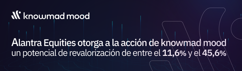 Gráfico con el logotipo de knowmad mood y el titular 