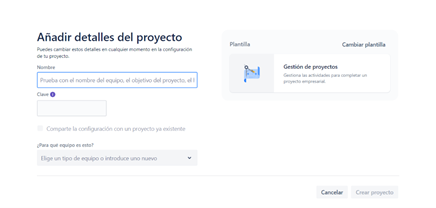 detalles del proyecto