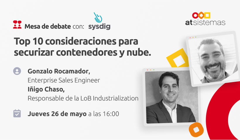 Mesa de debate con Sysdig