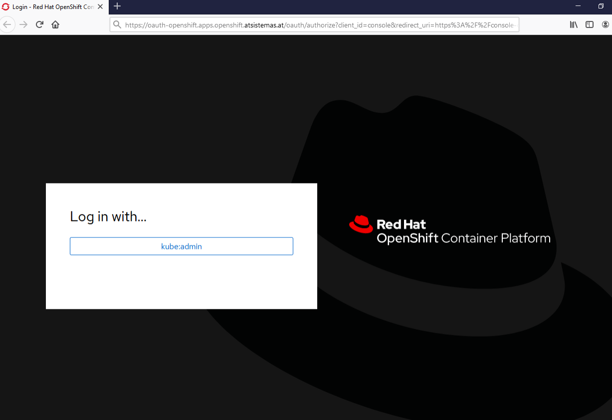 acceso a openshift