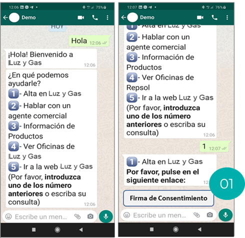 firmar de forma certificada presupuestos en whatsapp