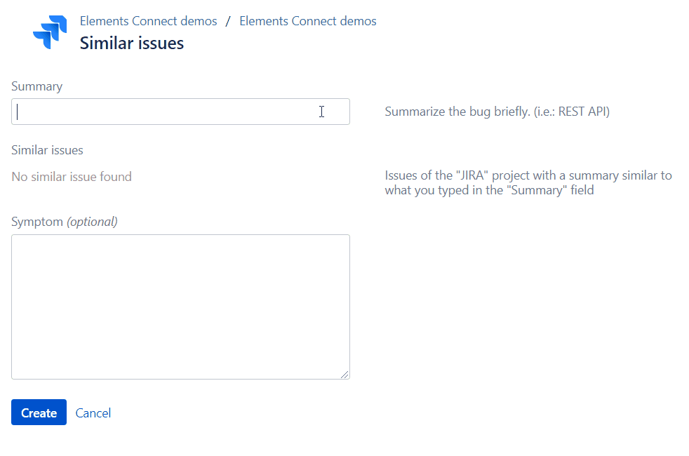 similar issues jira