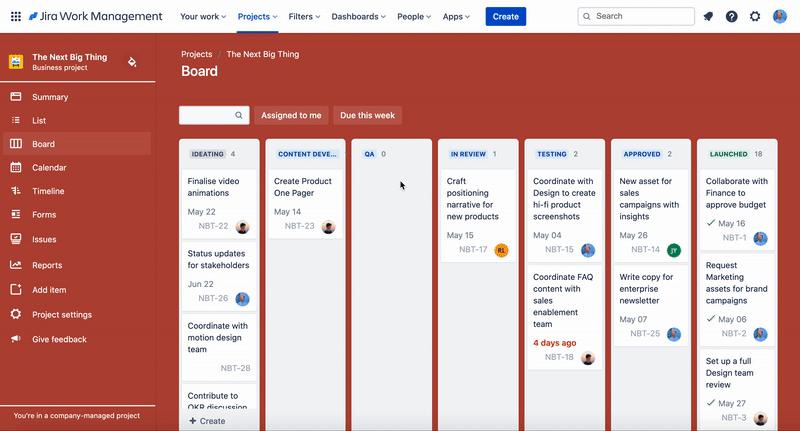 Jira Work Management